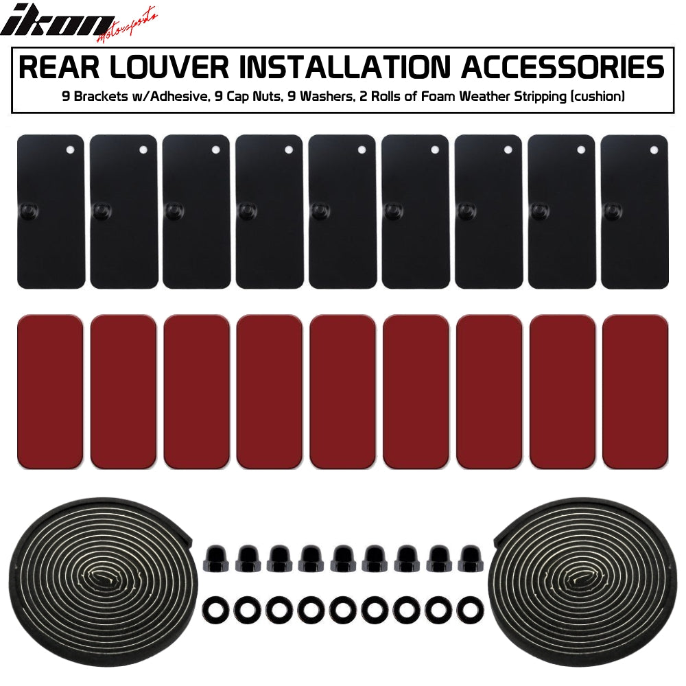 2008-23 Challenger - Rear Window Louver