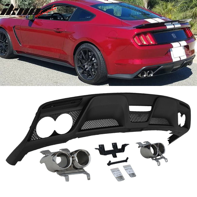 2015-17 Mustang - GT350 Style Rear Diffuser