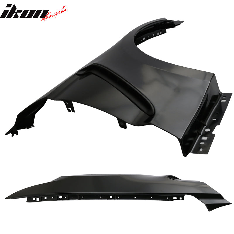 2015-17 Mustang - GT350 Style Steel Fenders