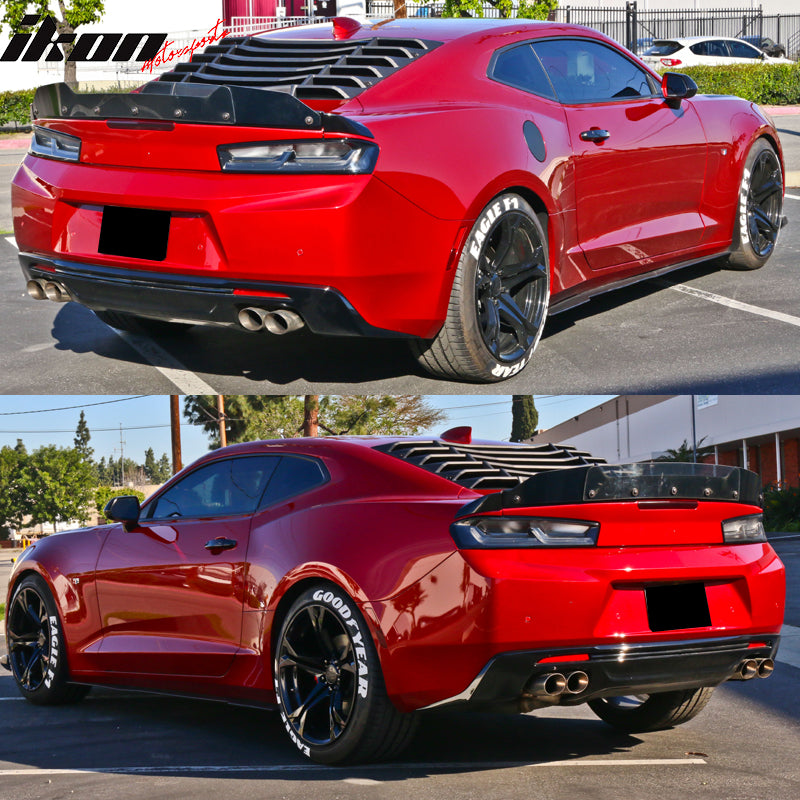 2017 camaro rear window louvers deals