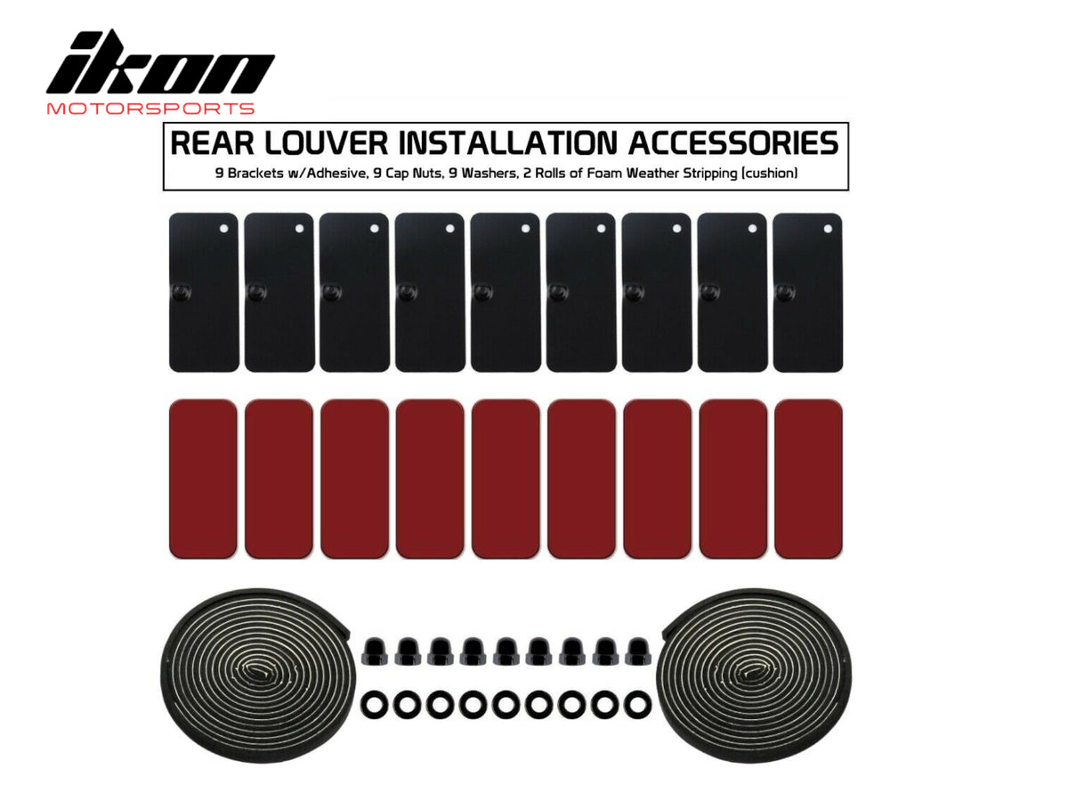 Hardware - Rear Louver Brackets 9 Pack
