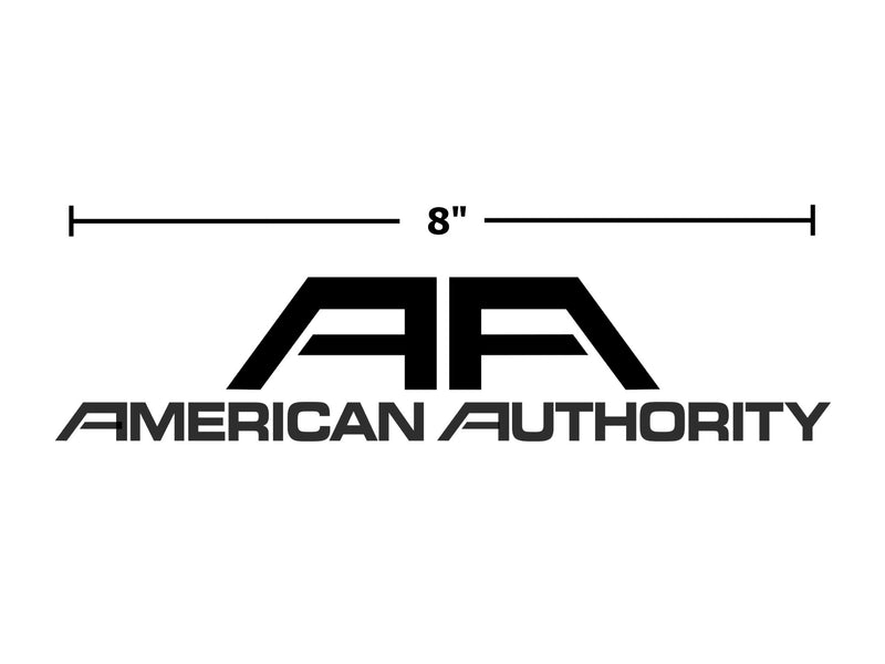 8" Decal - American Authority Logo