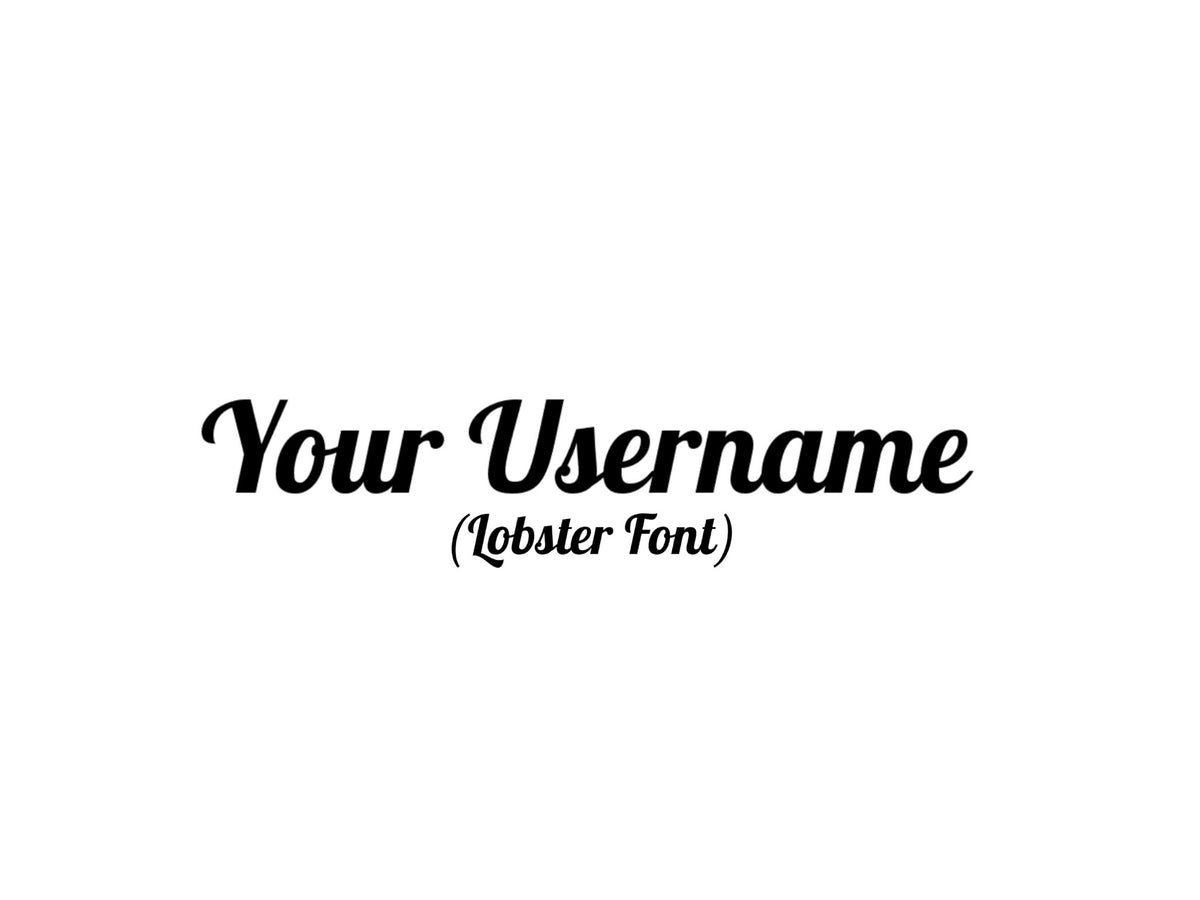 10" x 55" Decal - Cut In Banner