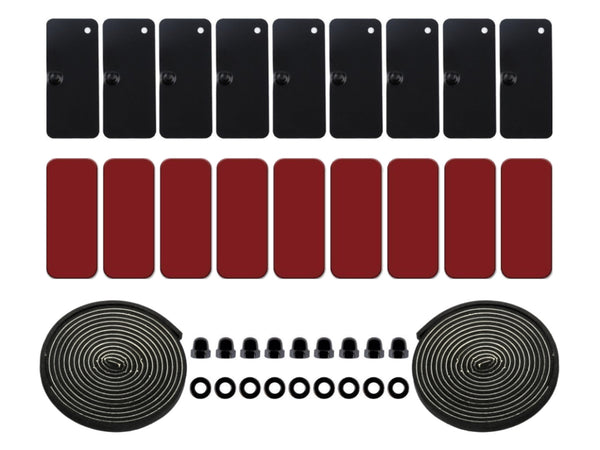 Hardware - Rear Louver Brackets 9 Pack