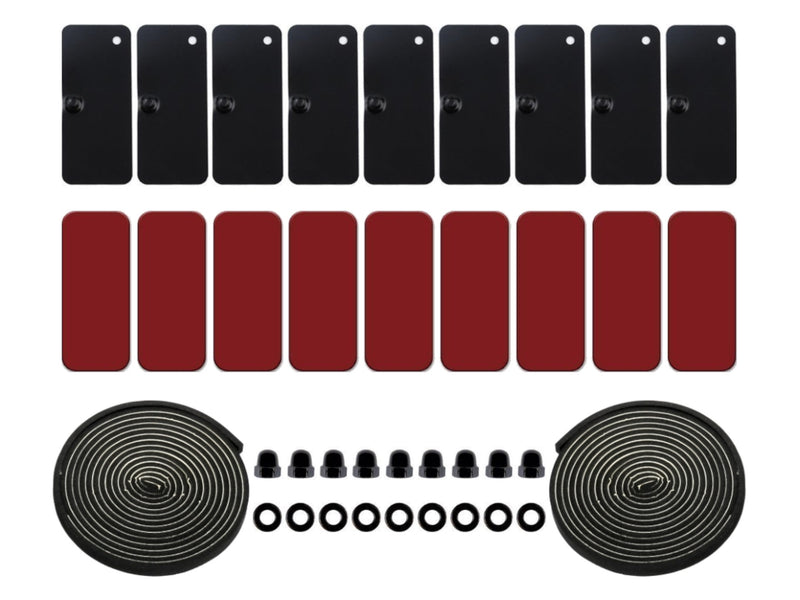 Hardware - Rear Louver Brackets 9 Pack