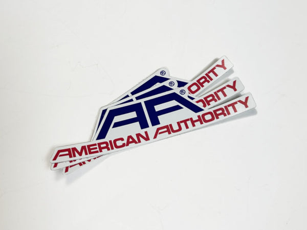 4" Slap Sticker - American Authority Logo