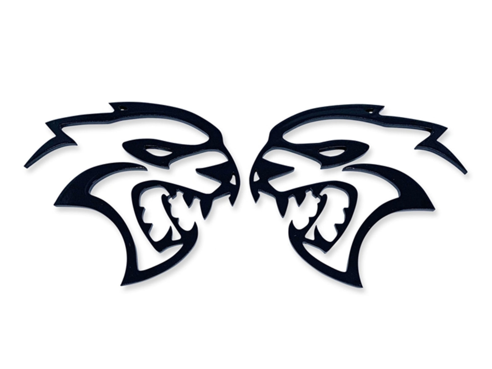 Challenger Charger Hellcat Cutout Badge