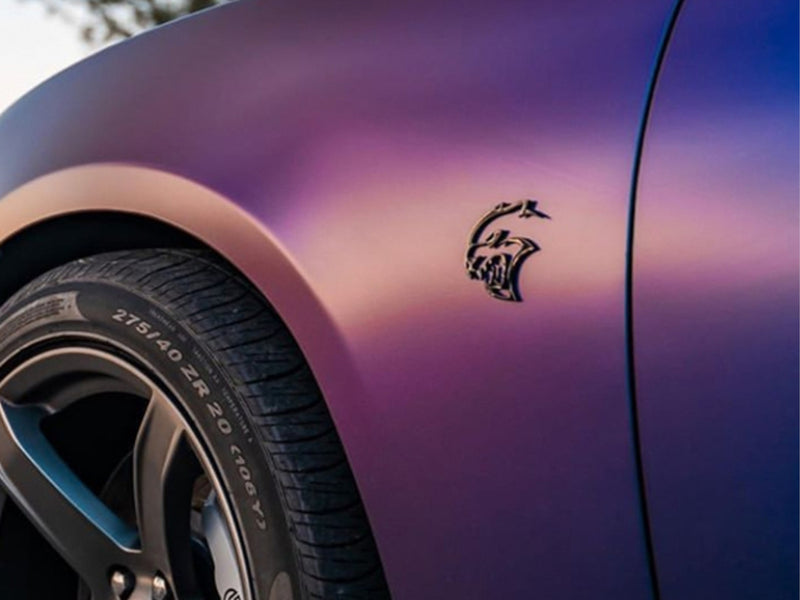 Challenger Charger - Hellcat Cutout Badge