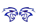 Challenger Charger - Hellcat Jewel Eye Cutout Badge