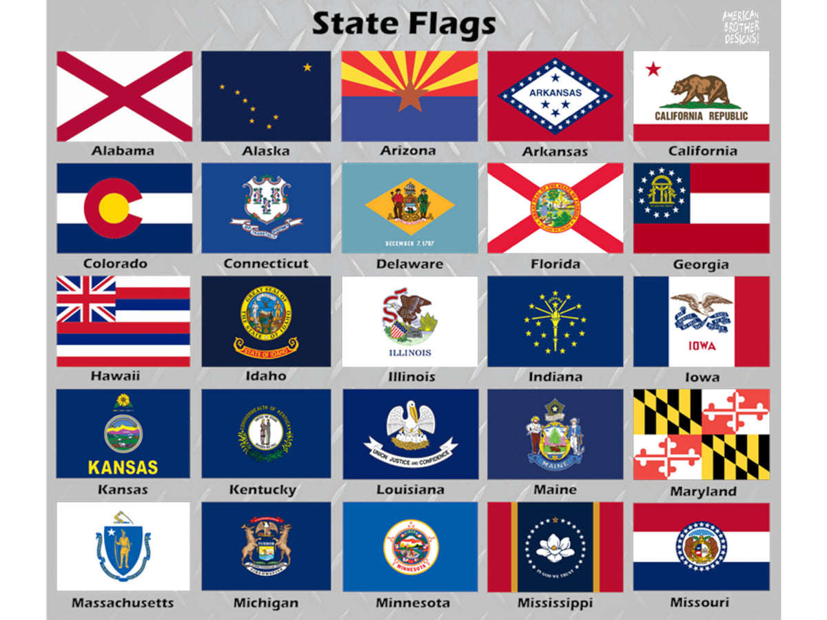 State Flag - Exterior Badge